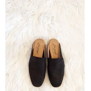 Free People At Ease Black Loafers